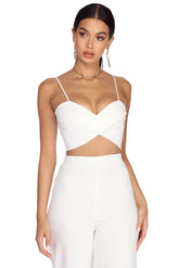 So ein romantisches bauchfreies Top