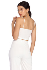 So ein romantisches bauchfreies Top