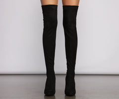 Overknee-Stiefel mit Stilettoabsatz