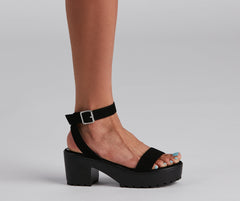 Lug Forever Riemchensandalen aus Nubukleder