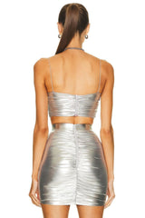 Bauer gerafftes Bralette- und Riley-Rock-Set