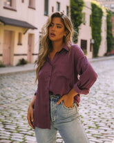 Tallulah Button-Down-Bluse