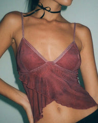 Camisole aus Netzstoff „Sunset“