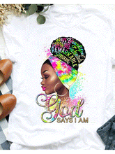 Lässiges T-Shirt mit Buchstaben