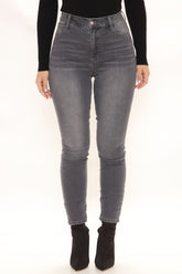 Jessica Skinny Jeans - Grey Ins Street