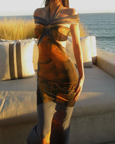 Archer Neckholder-Maxikleid