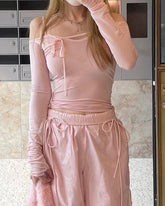 Dustrelia Balletcore Stringy-Oberteil