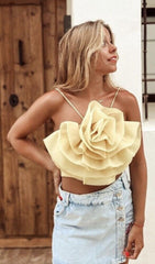 GELBES BLUMENTOP