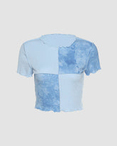 Kurzes T-Shirt mit „Fairy Puddles“-Print