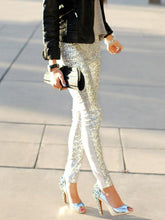 Bleistifthose mit hoher Taille