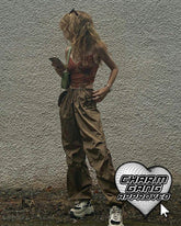 Aprikosenblatt-Korsett-Camisole mit Spitzenbesatz