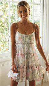 Unseasonably Warm Tiered Babydoll Dress ENC-001