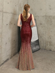High-End-Abendkleid mit Pailletten
