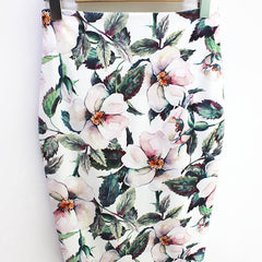 Midirock mit Blumenmuster