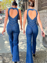 Denim-Jumpsuit in Herzform