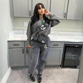 Hosenset mit Kaninchen-Print