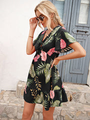 Gemustertes Kleid