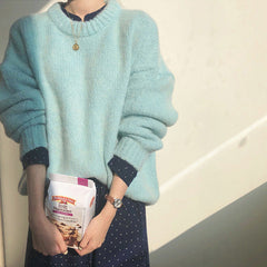 Pullover in Bonbonfarben