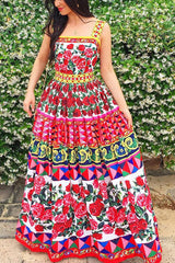 Wild Flower Slip-Maxikleid