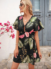 Gemustertes Kleid
