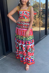 Wild Flower Slip-Maxikleid