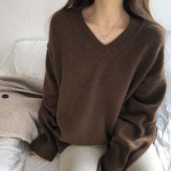 Dark Academia Oversize-Pullover