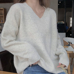 Dark Academia Oversize-Pullover
