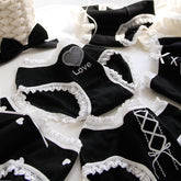 Lolita Black Lace Trim Panties