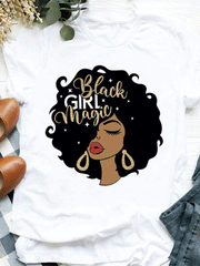 Lässiges T-Shirt mit Buchstaben