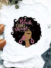 Lässiges T-Shirt mit Buchstaben