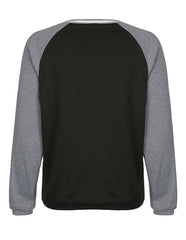 Patchwork Striped Crew Sweatshirt