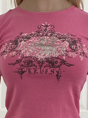 Baby-T-Shirt mit Vintage-Acanthus-Logo-Print