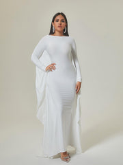 Eirene Dolman-Ärmel-Maxikleid
