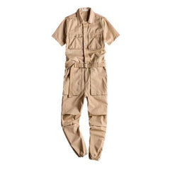 Kurzarm Herren Jeans Overall
