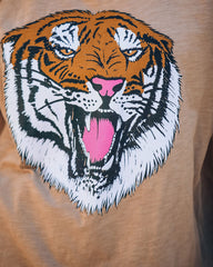 Hear Me Roar Baumwoll-Tiger-T-Shirt
