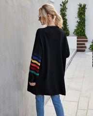 Phillip Pocketed Striped Knit Cardigan - FINAL SALE DAVI-001