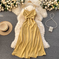 Modische süße Satin-Partykleider