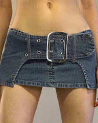 Stellaura Micro Mini-Jeansrock