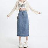 Alco Geneve Maxi Denim Skirt