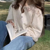 Outer Banks Cotton Crochet Lace Crop Top - Natural Ins Street