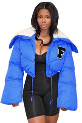 Feminismus Kurze Pufferjacke