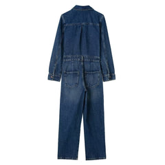 Vintage zerrissener Herren Jeans Overall