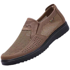 Atmungsaktive Canvas-Schuhe aus altem Peking-Stoff für Herren