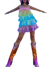 Buddy Love Disco Tiered Sequin Dress