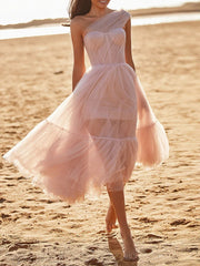 Schmales ärmelloses Abendkleid