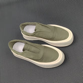 Men Minimalist Breathable Canvas Flat Slip-on Casual Shoes Newgew Shoes
