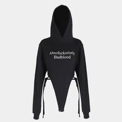 1988 Kapuzenpullover mit hohem Ausschnitt