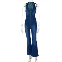 Olivera – Jeans-Jumpsuit mit Taschen