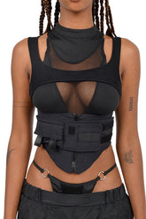 Standing Last – Utility-Oberteil mit Cut-Outs