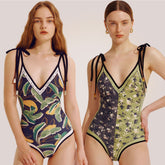 Wendbares Bikini-Set mit hoher Taille - Schwarz